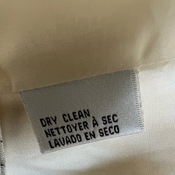 Jones Wear Silk Button Down Tunic Jacket In Cream Size 8 - Picture 10 of 10